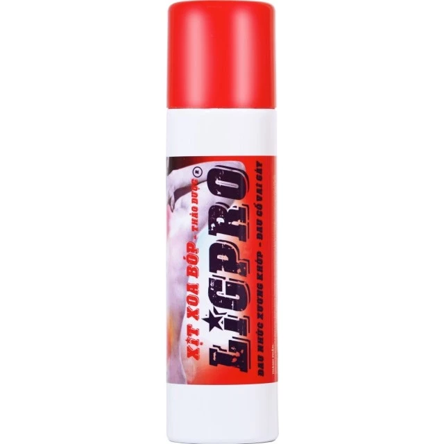 Dầu xoa bóp LIGPRO chai [200ml dạng x��t] - dầu nóng xoa bóp thảo dược giảm đau nhanh